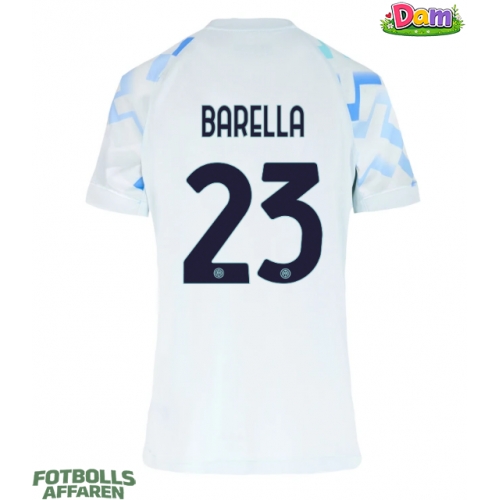 Inter Milan Nicolo Barella #23 Bortatröja Kvinnor 2025-26 Kortärmad